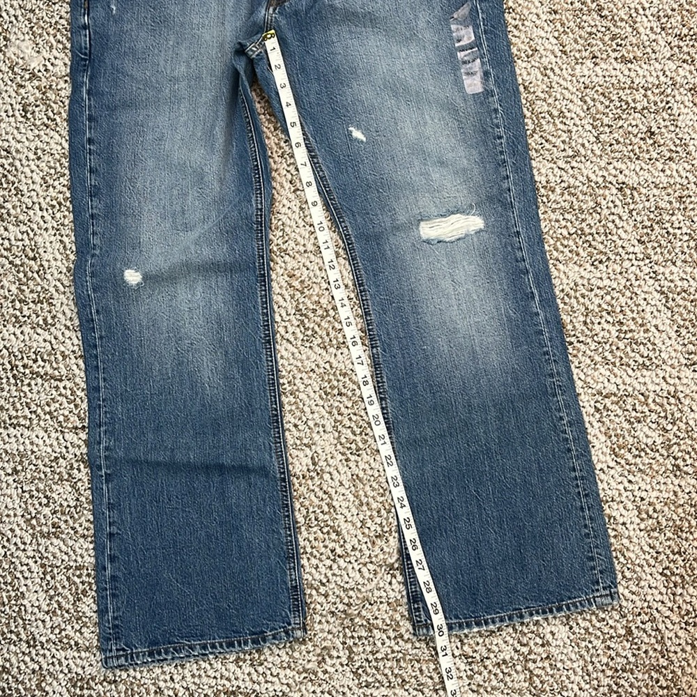 GAP 1969 BOOT CUT JEANS  DESTRUCTED Men’s 36x30 NWT - Picture 13 of 15